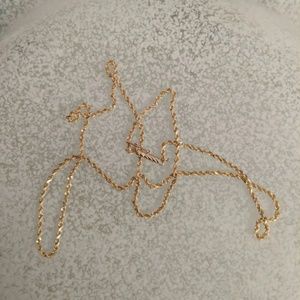 14k Gold 18in Chain Vintage